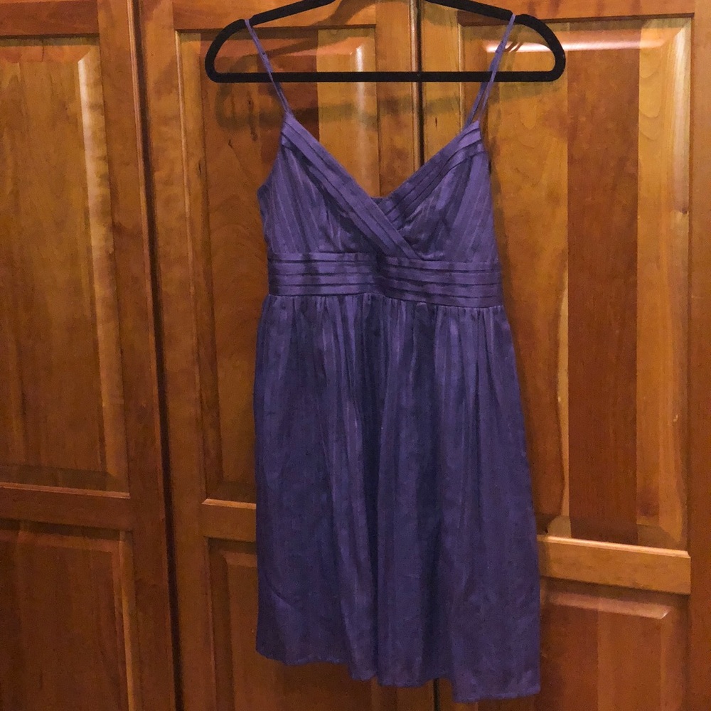 Purple Spaghetti Strap Dress